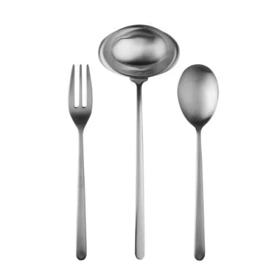 Mepra Linea Serving Set In Metallic