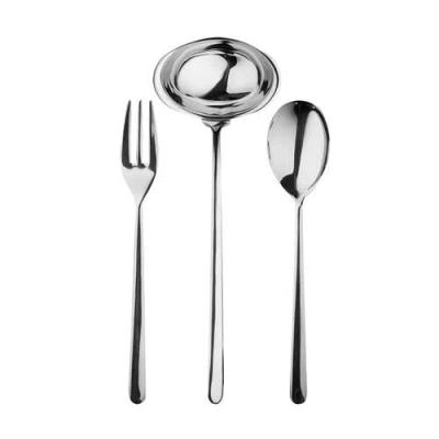 Mepra Linea Serving Set In Metallic