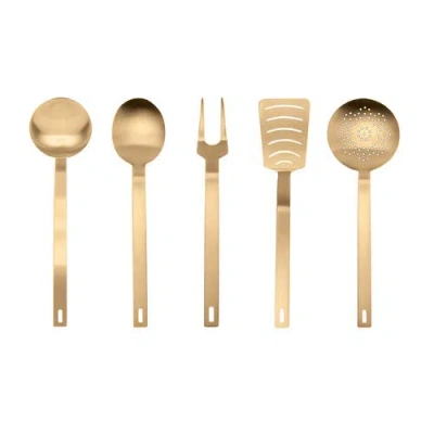 Mepra Stile Kitchen Tools With Box In Gold