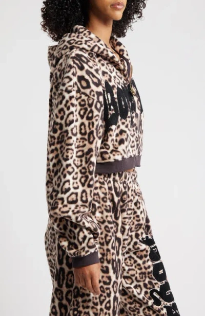 Boys Lie No One Likes A Cheetah Alex Hoodie In Brown