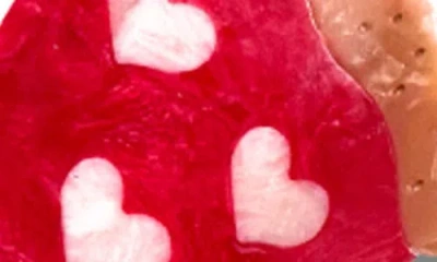 Solar Eclipse Pizza Slice Claw Clip In Red