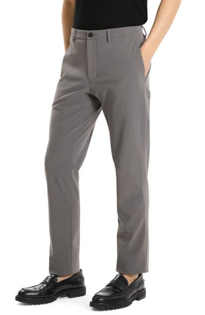 Theory Zaine Precision Ponte Knit Pants In Gray