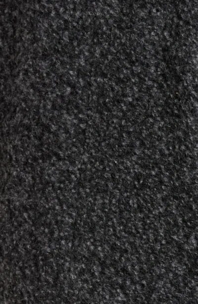 Eileen Fisher Alpaca & Wool Blend Faux Shearling Short Coat In Gray