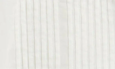 Rails Mare Ruffle Cotton Button-up Top In White