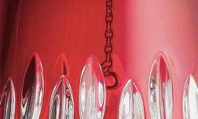 Waterford Crystal Lismore Bell Ornament In Red