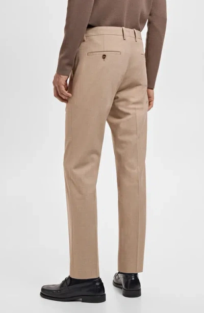 Mango Men's Paris Slim-fit Suit Pants In Brown