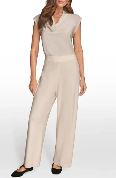 Donna Karan Women's Pull-on Sweater Pants In Animal Print