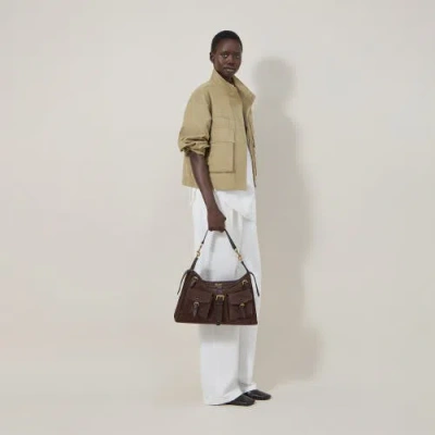 Mulberry Roxanne Shoulder Bag Chocolate In Brown