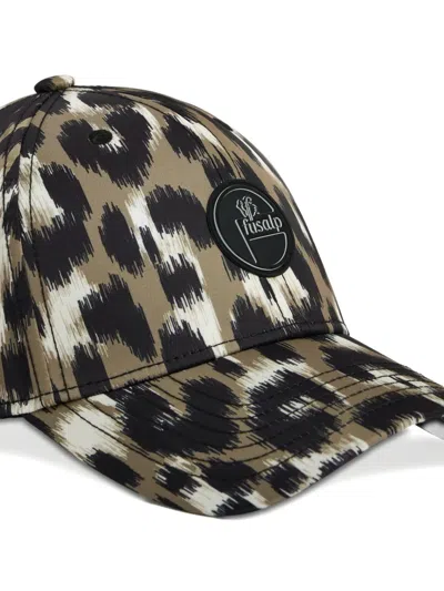 Fusalp Leopard-print Baseball Cap In Multi