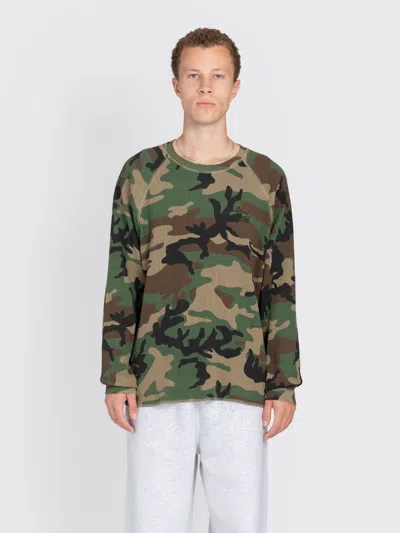 Stussy Raglan Thermal Basic Stock In Multi