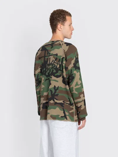 Stussy Raglan Thermal Basic Stock In Multi