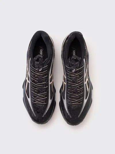 Asics Gel Kinetic Fluent Sneakers With Textured Upper And Sculpted Design In Black