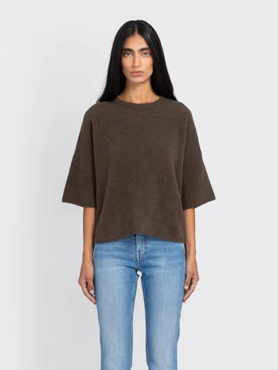 Filippa K Yak Tee In Brown