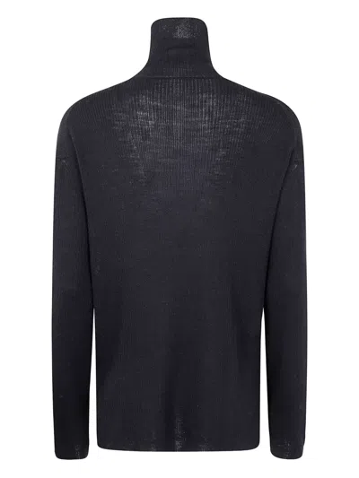 Y's Sweater With Buttons In Black