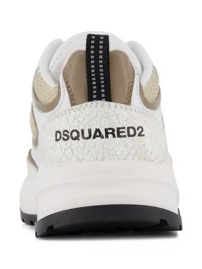 Dsquared2 Sprinter Maple-leaf Sneakers In Neutral