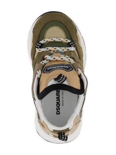 Dsquared2 Bubble Suede Sneakers In Multi