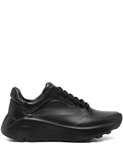 Del Carlo Nappa Sneakers In Black