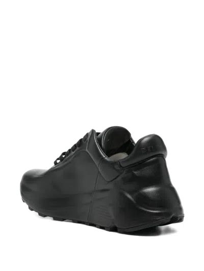 Del Carlo Nappa Sneakers In Black
