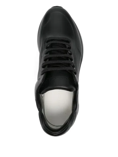 Del Carlo Nappa Sneakers In Black