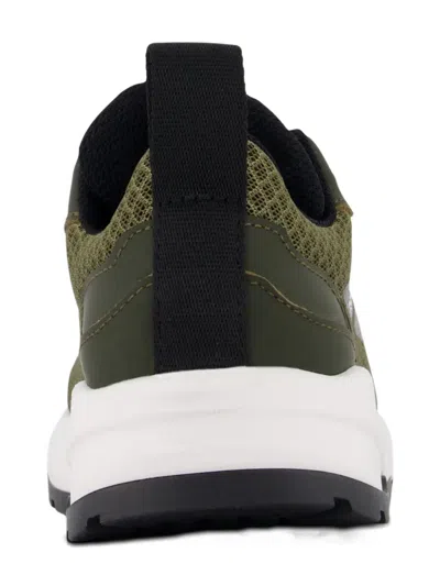 Dsquared2 Mesh Panelled Lace-up Sneakers In Green