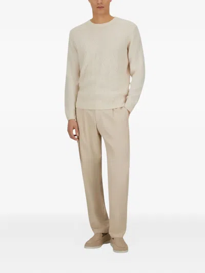 Herno Diamond-pattern Cashmere Sweater In Multi