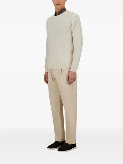 Herno Diamond-pattern Cashmere Sweater In Multi