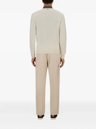 Herno Diamond-pattern Cashmere Sweater In Multi