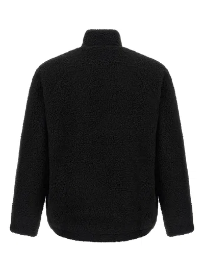 Gramicci Sherpa-fleece Reversible Jacket In Black