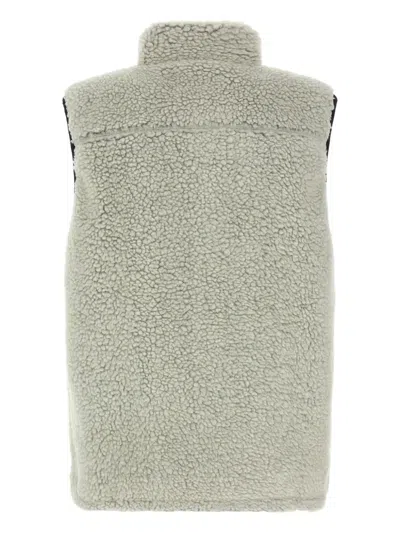 Gramicci Reversible Sherpa Gilet Multicolor In Gray