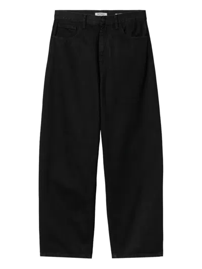 Carhartt Five-pocket Trousers Featuring Belt Loops Design In Black