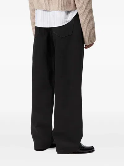 Carhartt Five-pocket Trousers Featuring Belt Loops Design In Black