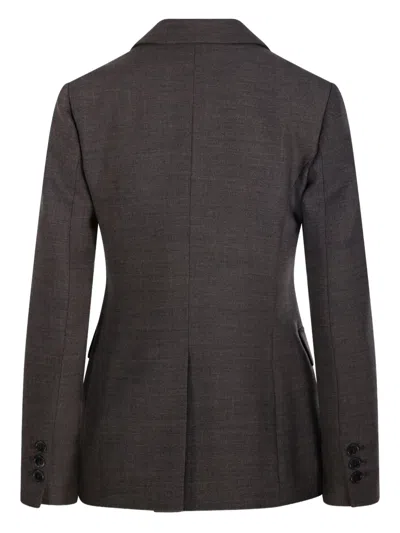 P.a.r.o.s.h Double-breasted Suit Jacket In Brown