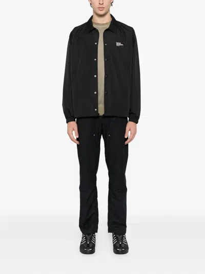 Izzue Logo-printed Jacket In Black