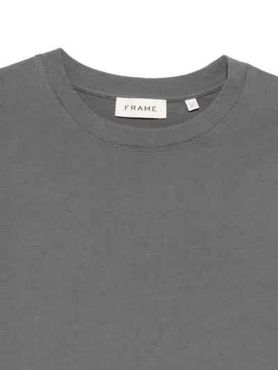 Frame Logo-print T-shirt In Gray