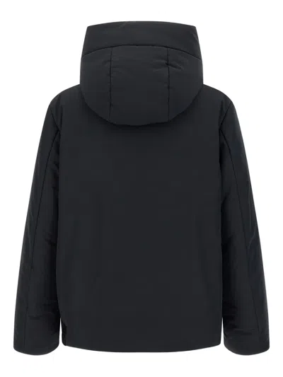 Jil Sander Men Black Polyester Down Jacket In Black