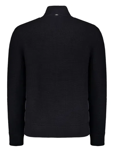 Herno Patchwork Down Jacket In Black