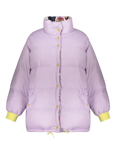Herno Printed Reversible Puffer Jacket In Multi