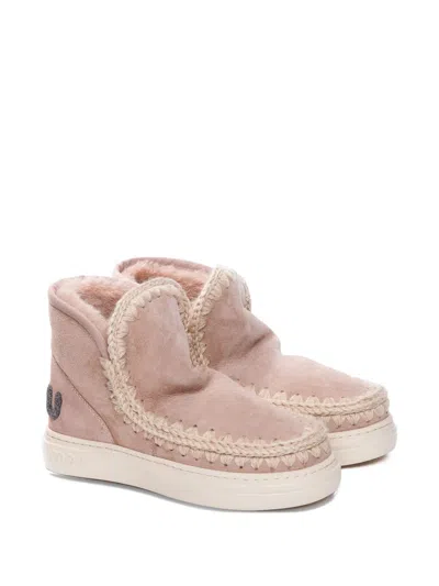 Mou Eskimo Bold Booties In Pink