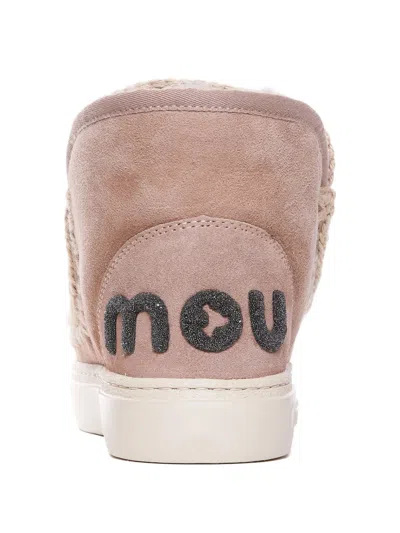 Mou Eskimo Bold Booties In Pink