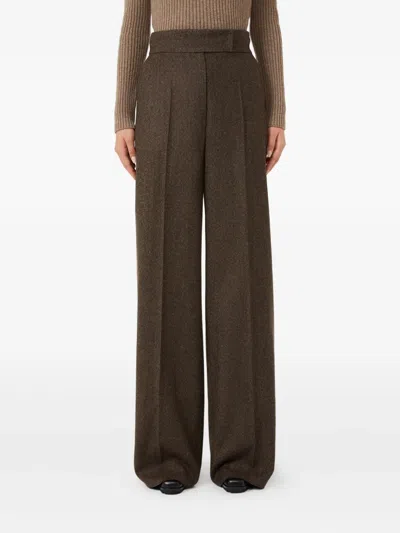 Max Mara Brown Pants In Brown