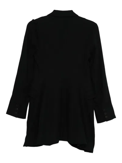 Marc Le Bihan Single-breasted Fitted Jacket In Black