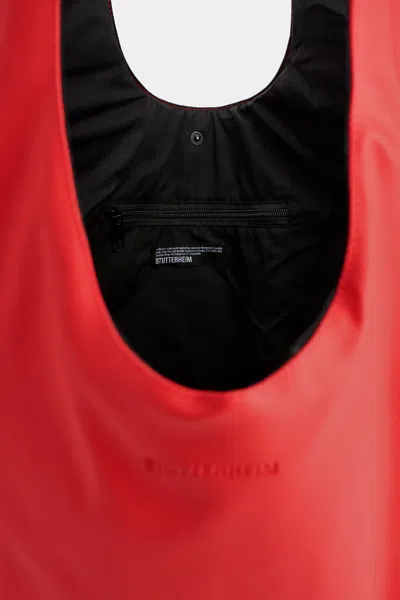 Stutterheim Svea Puffer Bag In Red