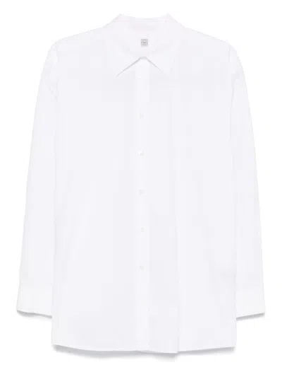 Totême Toteme Women Organic Cotton Shirt In White