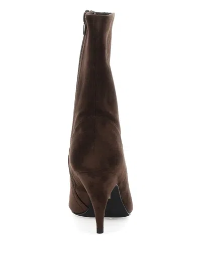 Jeffrey Campbell Pointed-toe Ankle Boots In Brown