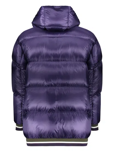 Herno Drawstring-hood Quilted Jacket In Multi