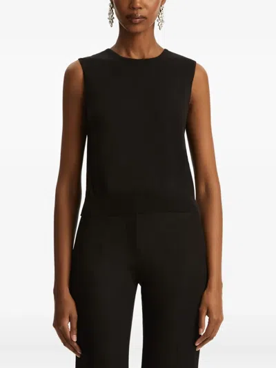 Oscar De La Renta Wool-blend Tank In Multi