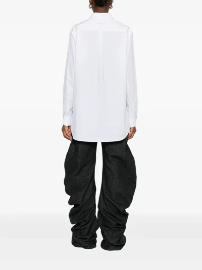 Jean Paul Gaultier White 'the Blurry Roses Print' Shirt In White