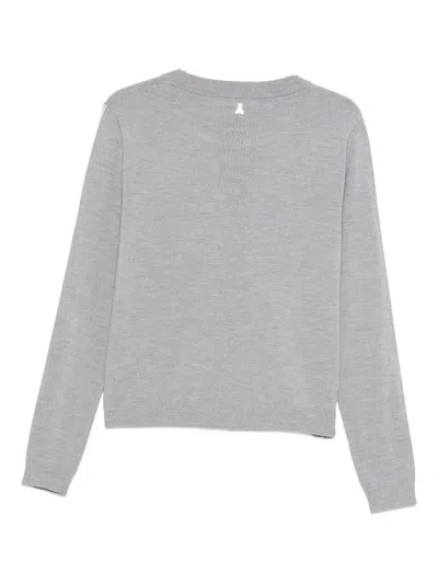Patrizia Pepe Wool Sweater In Gray