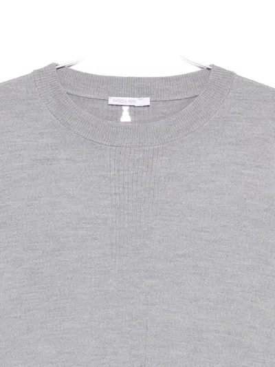 Patrizia Pepe Wool Sweater In Gray