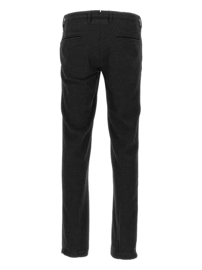 Incotex Stylish Wool Trousers With Pockets And Loops In Black